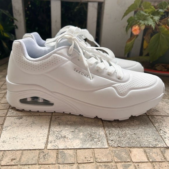 Skechers Uno Stand On Air Classic White Athletic Shoes sz 7 - Picture 3 of 5